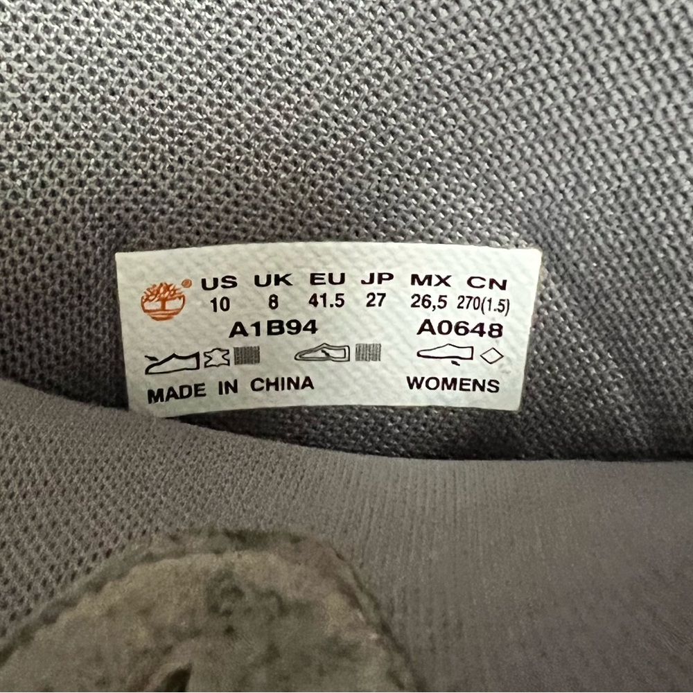 Timberland | canvas and leather boots - Picture 9 of 9